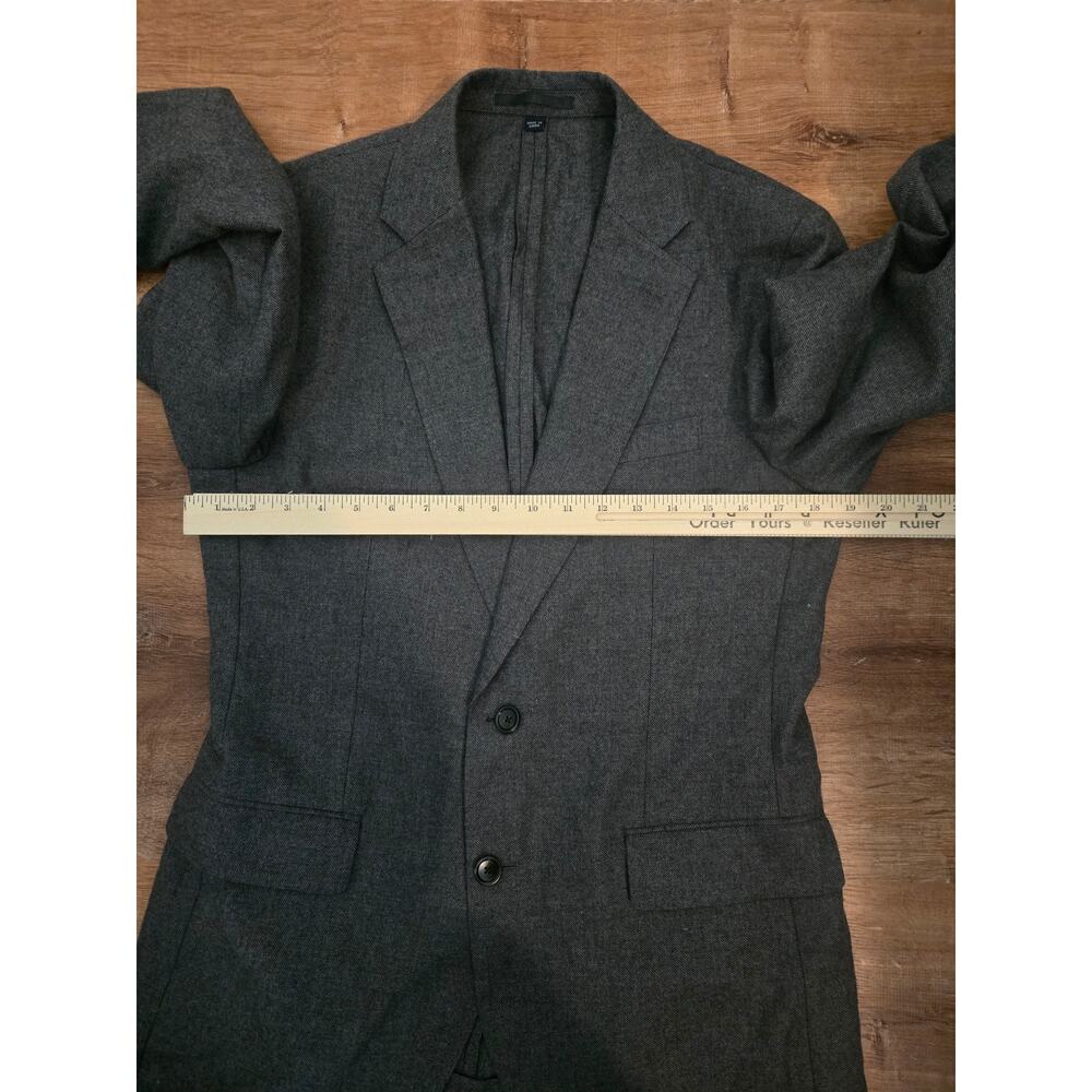 J.crew the ludlow suit jacket gray size 38R english cotton wool blend NWOT. - Picture 6 of 10
